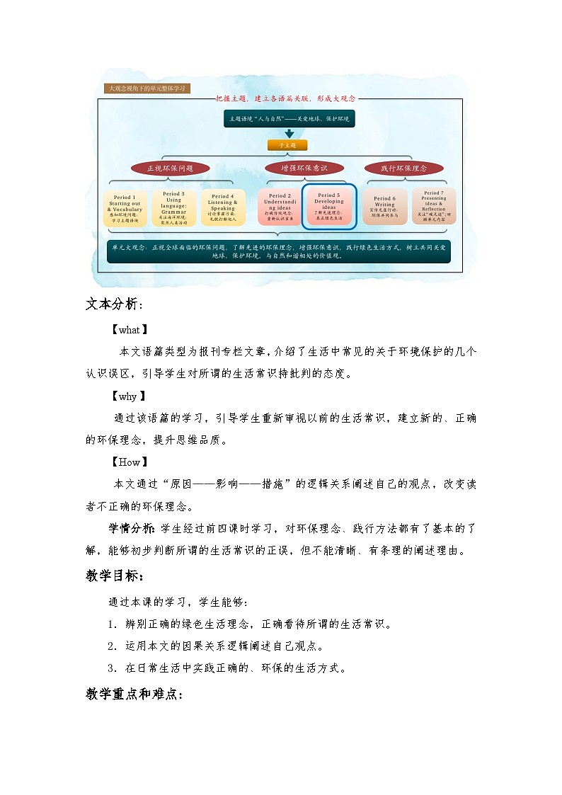 外研必修第二册Unit6 Developing ideas 名师教学设计第2页
