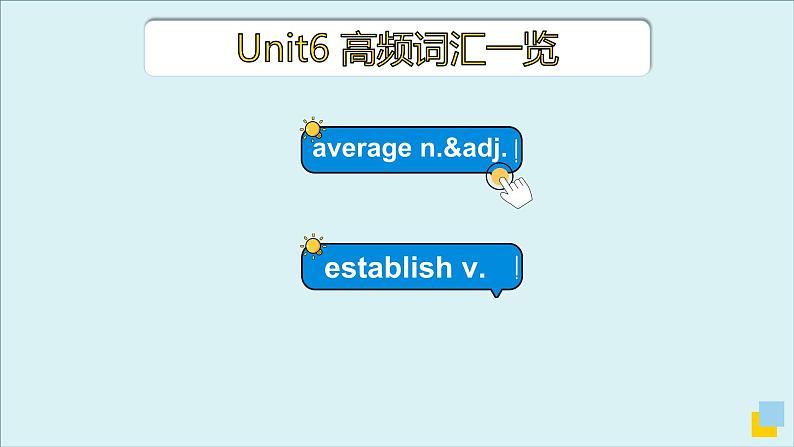 外研必修第二册Unit6 高频词汇课件(六)第3页