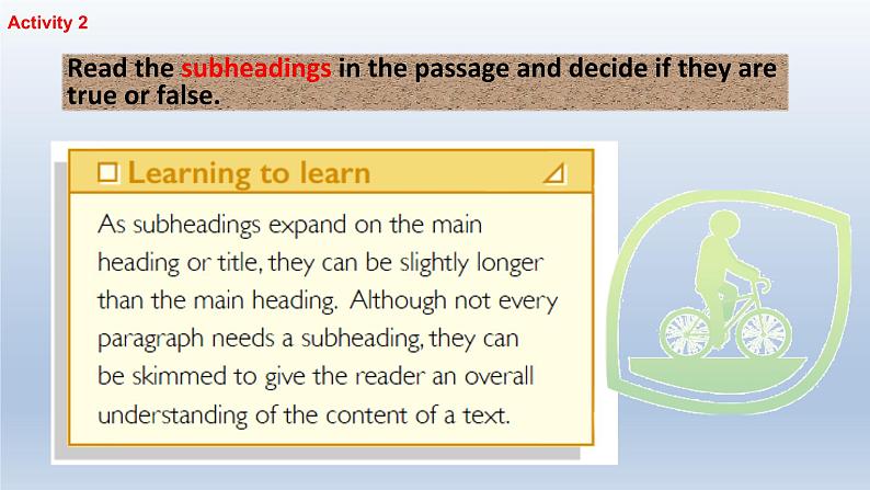 外研必修第二册Unit6 Developing ideas and presenting ideas 精品课件第4页