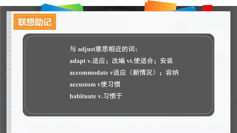 外研必修第三册Unit1_Using_language_词汇导图语境速记课件第8页