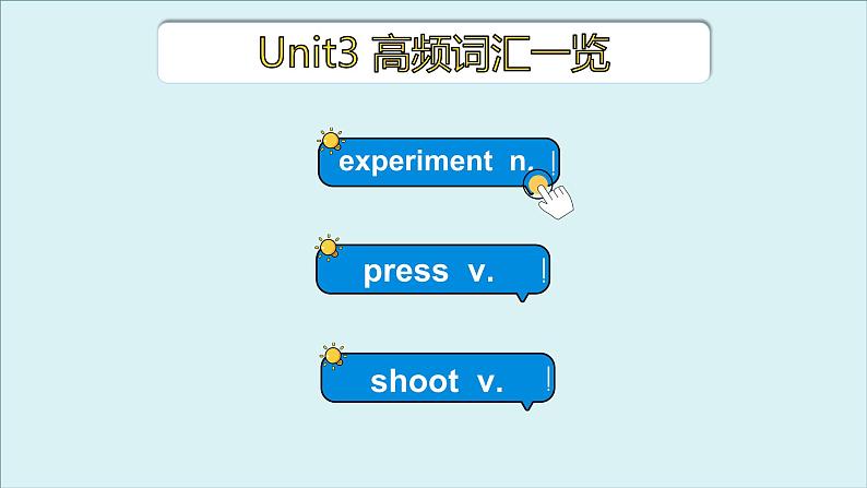 外研必修第三册Unit3 高频词汇课件（一）第3页