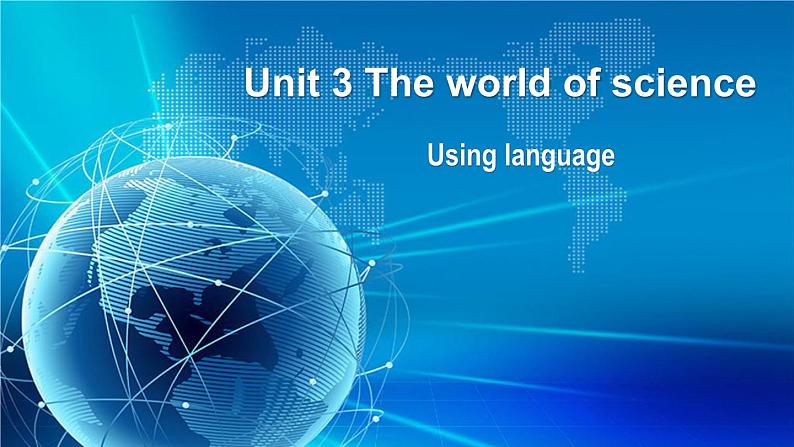 外研必修第三册Unit3_Using_language_公开课课件第1页