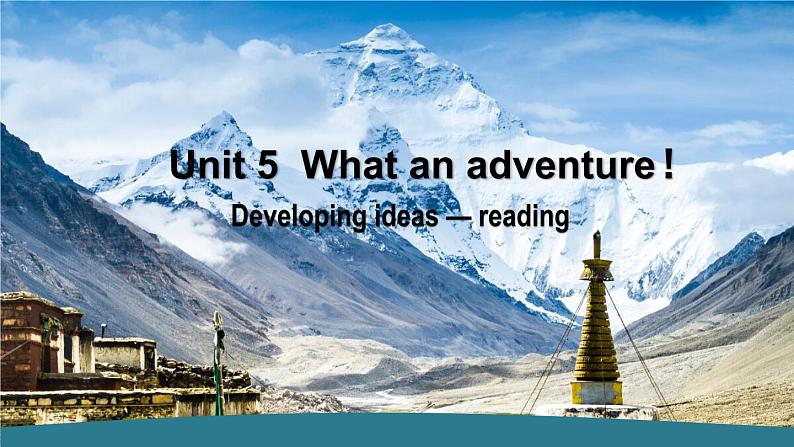 外研必修第三册Unit5_Developing_ideas-reading_公开课课件第1页