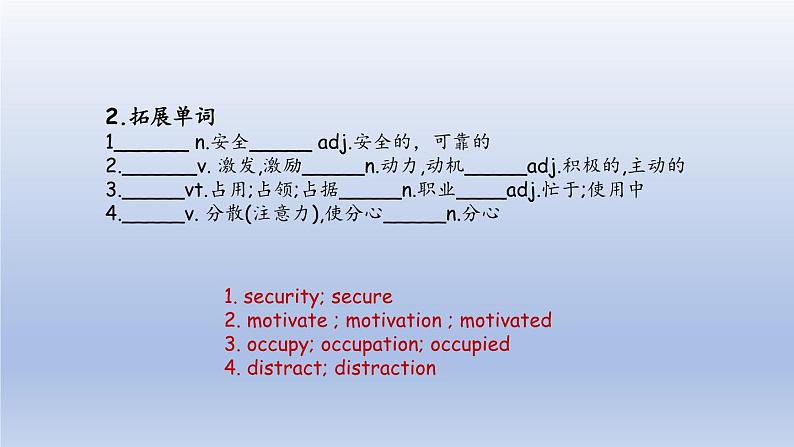 外研选择性必修第二册Unit2 高考英语一轮复习课件第5页