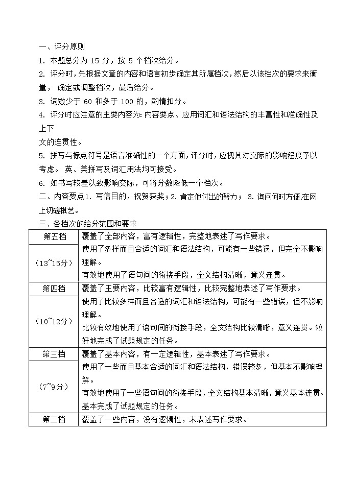 23241期中联考高三英语答案第2页