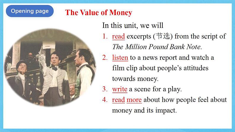 人教版（2019）高中英语必修第三册Unit 5《The Value of Money》Listening and Speaking 课件第3页