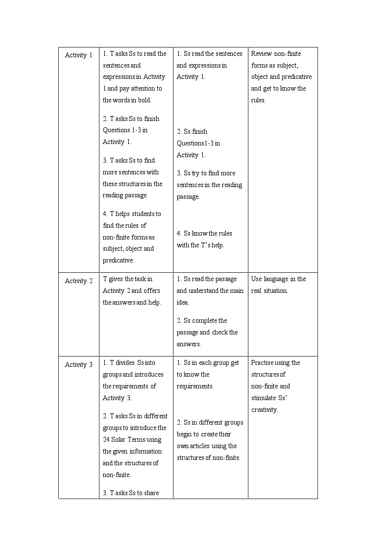外研选择性必修第三册Unit5_Using_Language_板块教学设计第2页