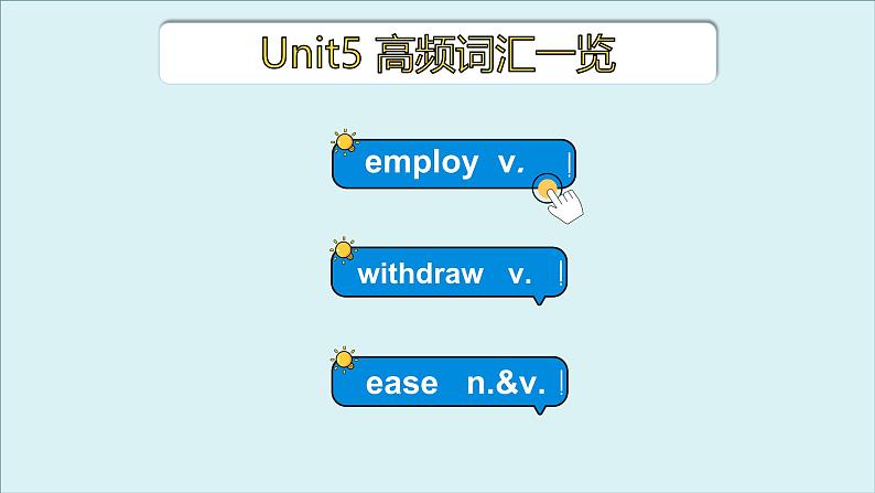 外研选择性必修第三册Unit5 高频词汇课件第3页