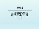 外研选择性必修第二册Unit3 高频词汇课件（二)