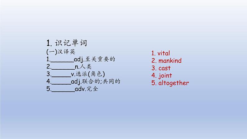 外研选择性必修第二册Unit4 高考英语一轮复习课件第2页