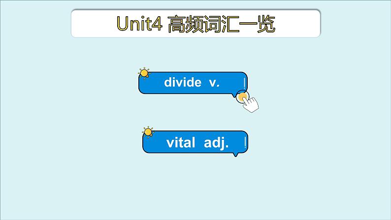 外研选择性必修第二册Unit4 高频词汇课件（二）第3页