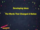 外研选择性必修第二册Unit4Developing_ideas_and_presenting_ideas课件