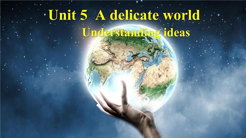 外研选择性必修第二册Unit5 Understanding ideas 公开课课件第1页