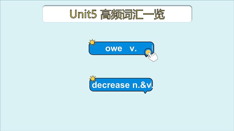 外研选择性必修第二册Unit5 高频词汇课件（二）第3页