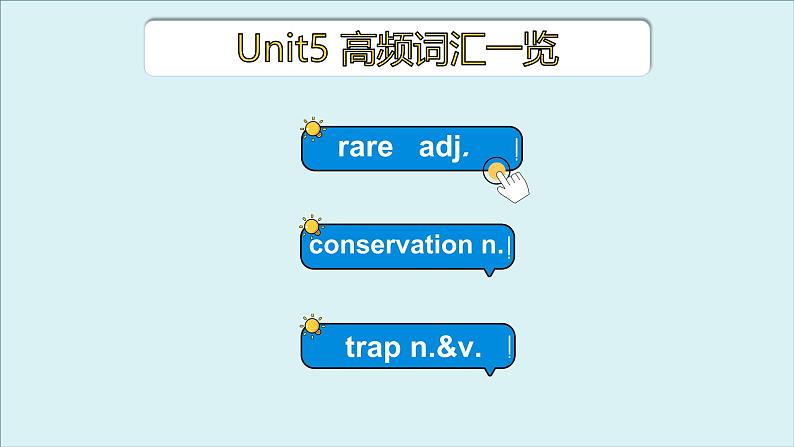 外研选择性必修第二册Unit5 高频词汇课件（一）第3页