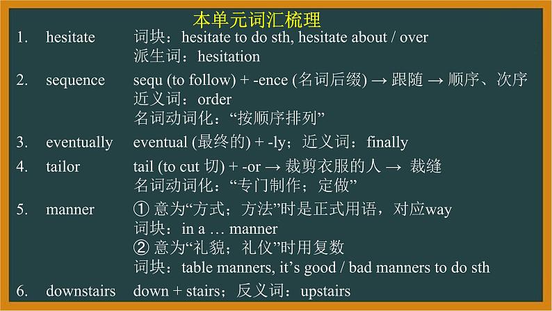 人教版高中英语必修第三册U5 Viewing and Talking—Assessing Your Progress词汇课件第2页