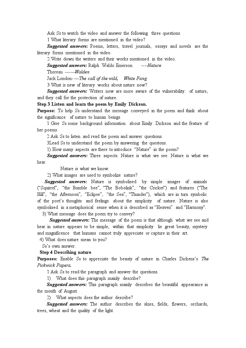 外研选择性必修第三册Unit6 Developing ideas 名师教案第2页