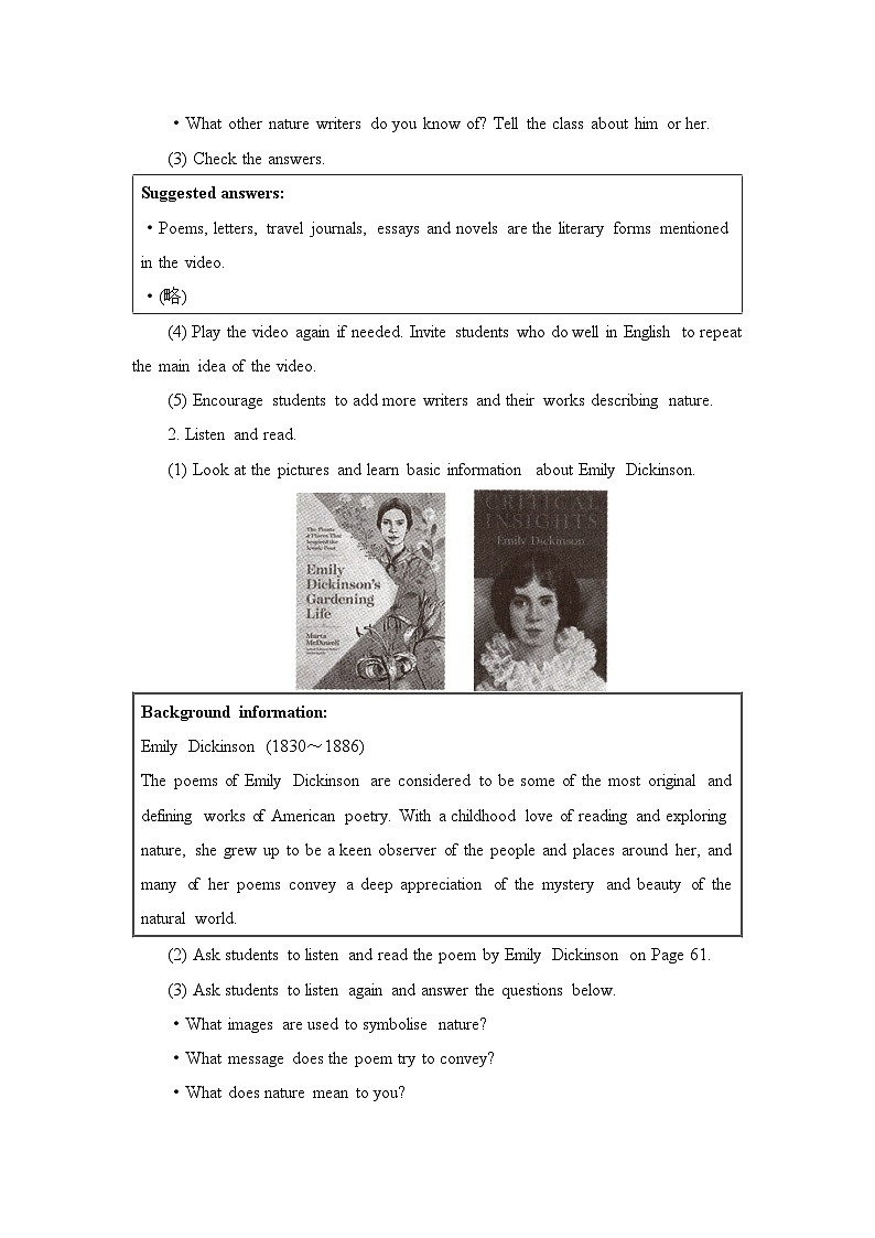 外研选择性必修第三册Unit6 Starting out and Understanding ideas 名师教学设计第3页