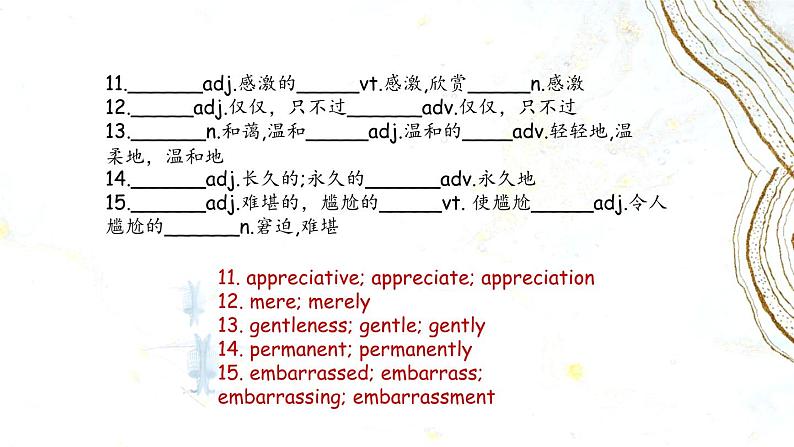 外研选择性必修一Unit2 高考英语一轮复习课件第8页