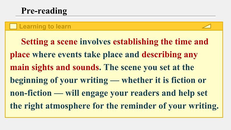 外研选择性必修第一册Unit3 Developing ideas-reading 公开课课件第7页