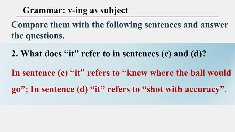 外研选择性必修第一册Unit3 Using language 公开课课件第7页