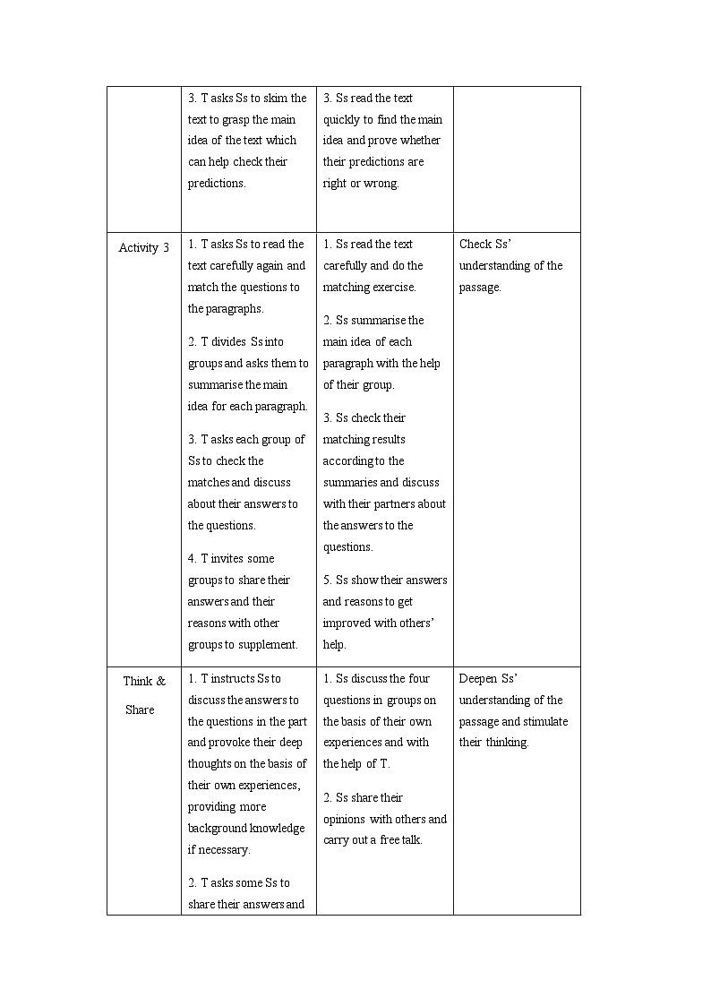 外研选择性必修第三册Unit2_Developing_ideas_板块教学设计第3页