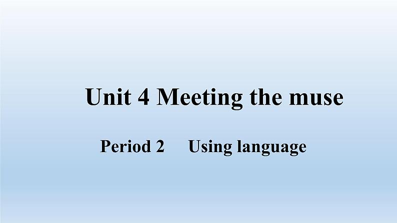 外研选择性必修第一册Unit_4_Unit4_Using_language_精品课件第1页