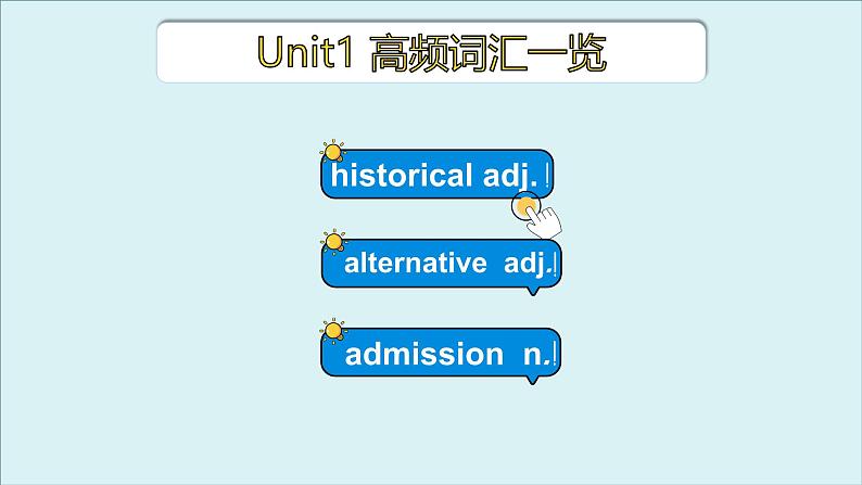 外研选择性必修第四册Unit1 高频词汇课件第3页