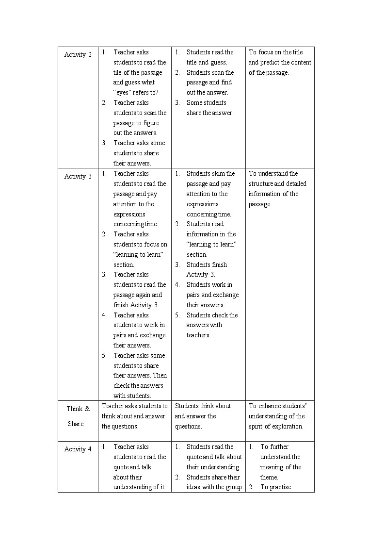 外研选择性必修第四册Unit6_Developing_ideas_板块教学设计第2页