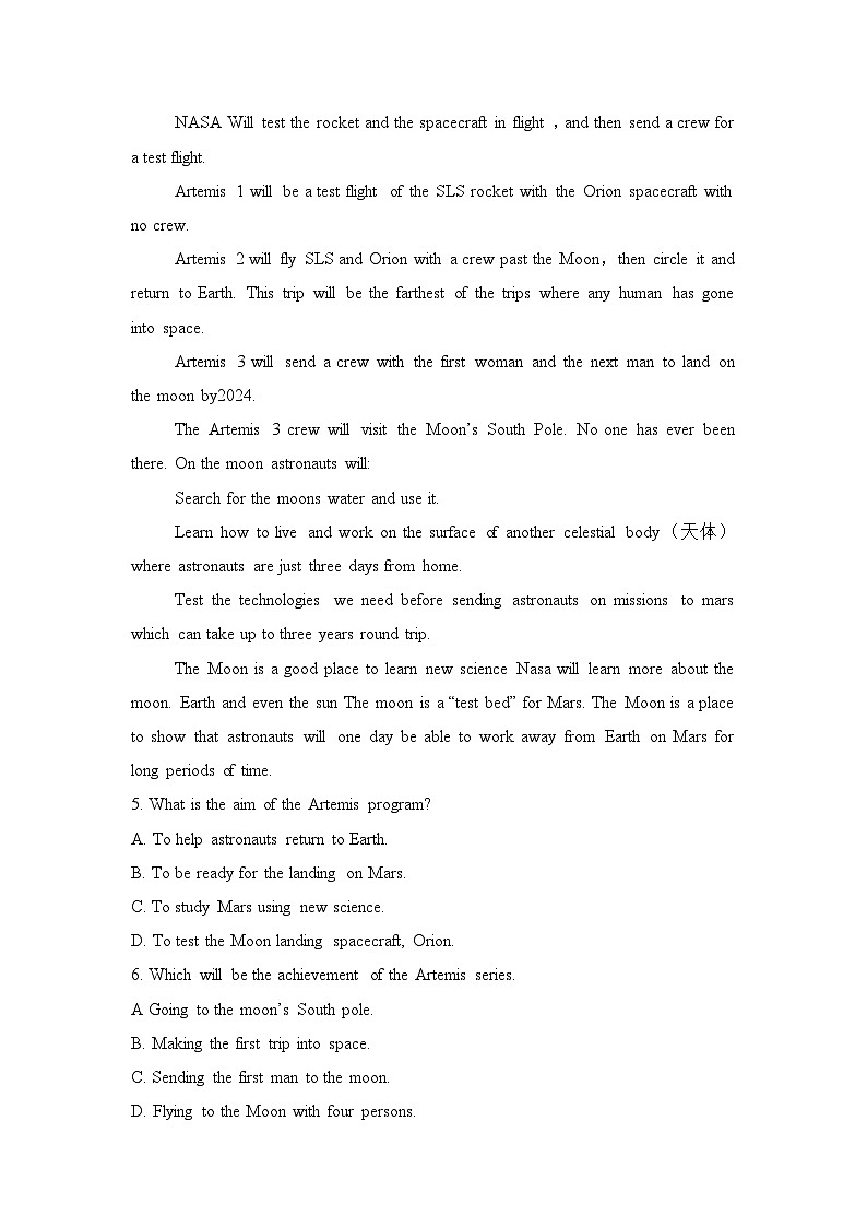 外研选择性必修第四册Unit6_Starting_out_and_Understanding_ideas能力提升练第3页