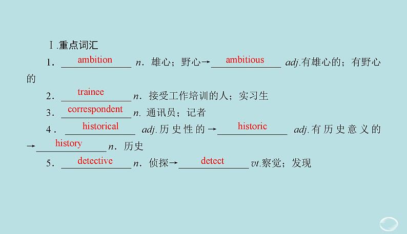 外研选择性必修第四册Unit1 单元复习课件第3页