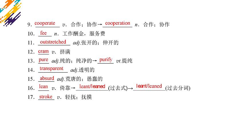 外研选择性必修第四册Unit2 单元复习课件第3页