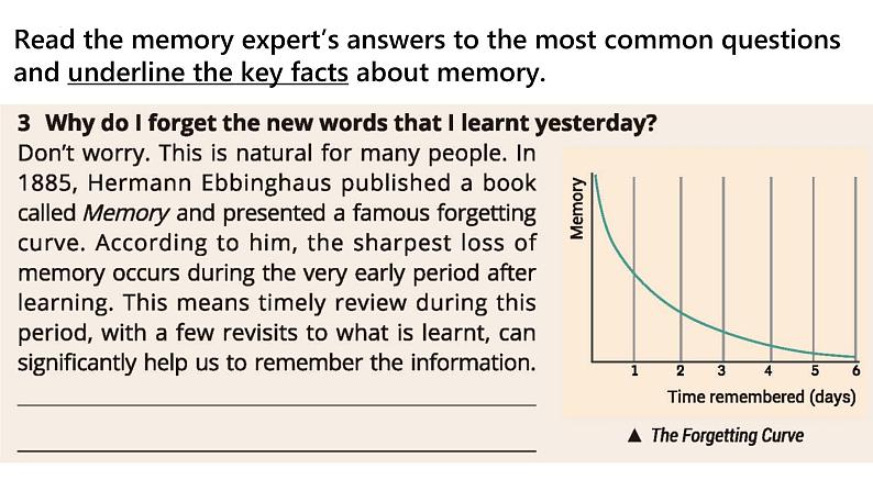 Unit 9 Learning Lesson 3 The Secrets of Your Memory 课件-2023-2024学年高一英语北师大版（2019）必修第三册第5页