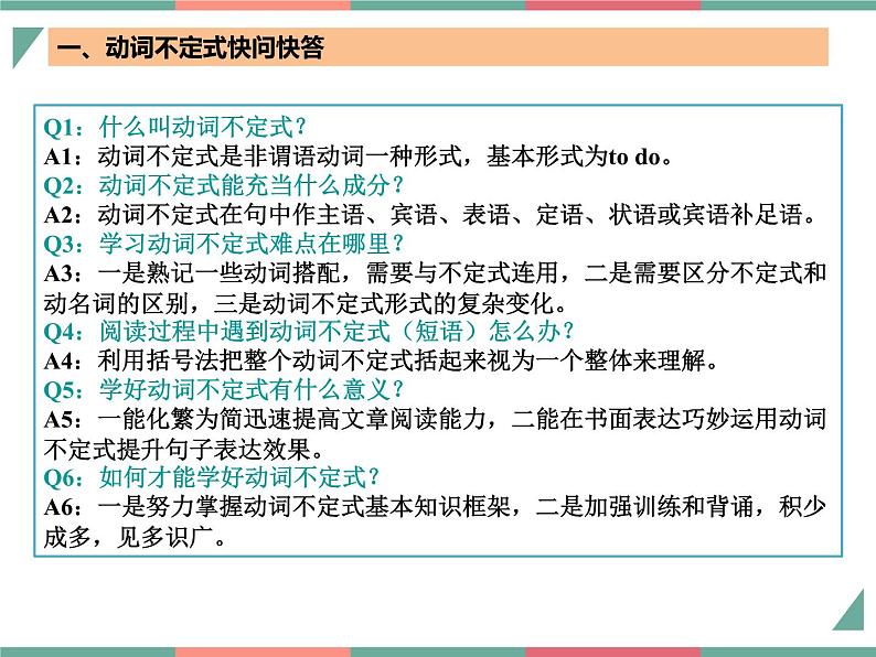 专题01 动词不定式八大用法（课件）-2025年高考英语一轮复习知识清单（全国通用）第3页