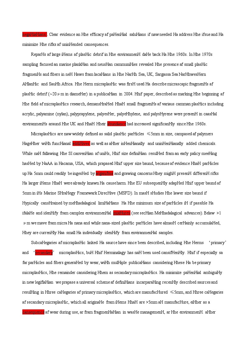 2025年高考英语外刊时文阅读训练专题20微塑料污染研究（教师版）第2页