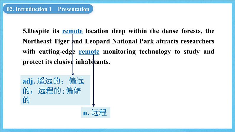 人教版（2019）高中英语选择性必修第一册Unit 3《Fascinating Parks》Learning About Language 课件第8页