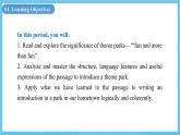 人教版（2019）高中英语选择性必修第一册Unit 3《Fascinating Parks》Using Language 课件