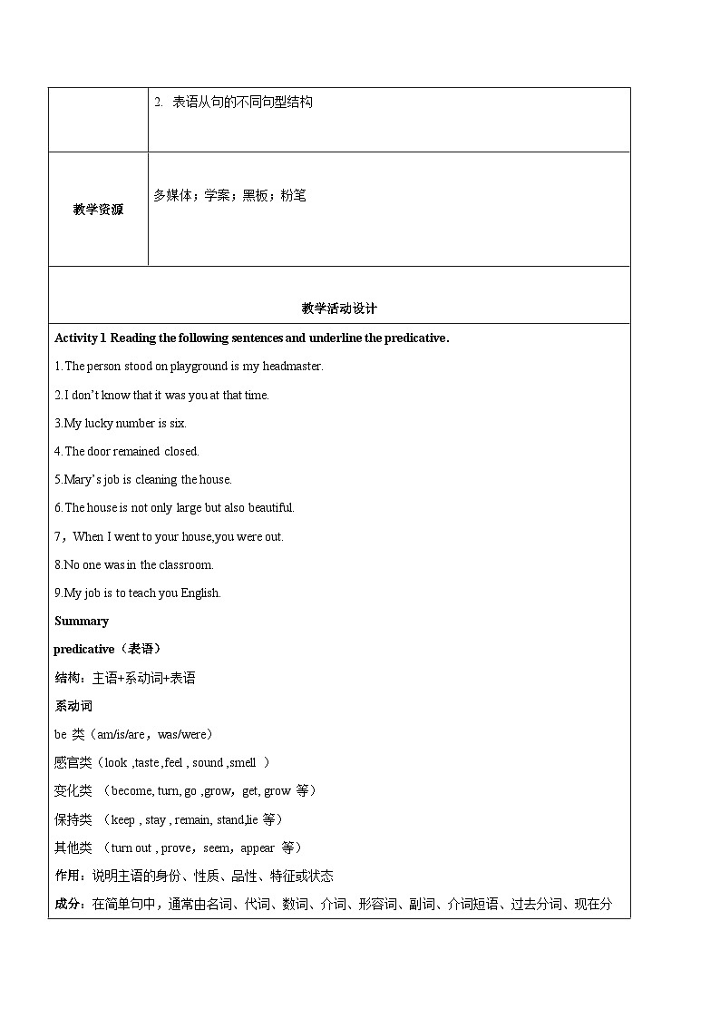 人教版2019选择性必修第二册 高二英语 Unit 1《SCIENCE AND SCIENTISTS》Learning About Language 读写课 教案第2页