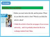 人教版2019選擇性必修第二冊 高二英語 Unit 2《BRIDGING CULTURES》Reading and Thinking 課件