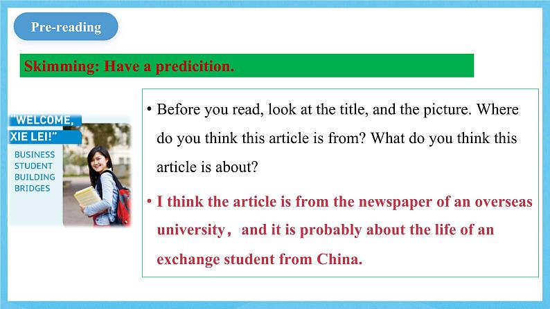 人教版2019选择性必修第二册 高二英语 Unit 2《BRIDGING CULTURES》Reading and Thinking 课件第4页