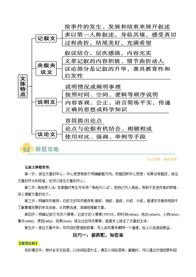 专题11 完形填空记叙文（原卷版）- 2025年高考英语二轮热点题型归纳与变式演练（天津专用）第2页