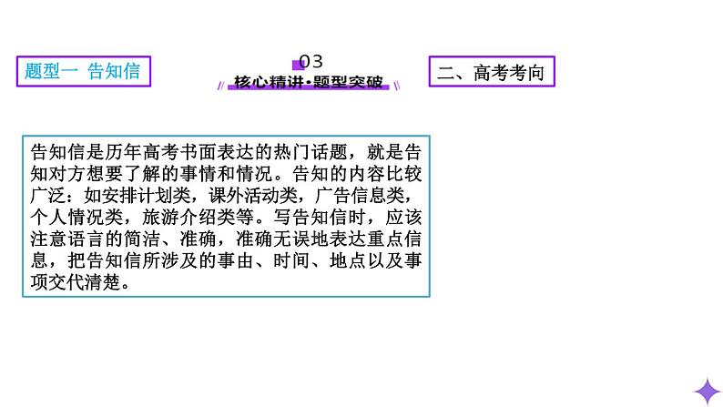 专题02 告知信 道歉信 慰问信（课件）--2025年高考英语二轮复习（新高考通用）第6页