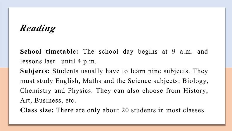 Unit 1 Section Ⅴ Extended reading — 高一英语 同步教学课件（牛津译林版2020必修第一册）第8页