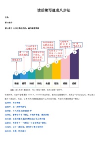 专题01 高中高考读后续写速成八步课件+练习