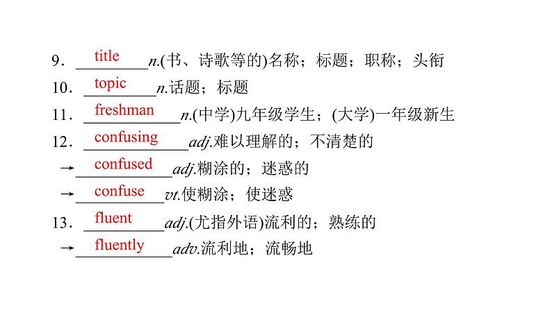 2024-2025高一英语Unit1TeenagelifeSectiomⅠ课件新人教版必修第一册第7页