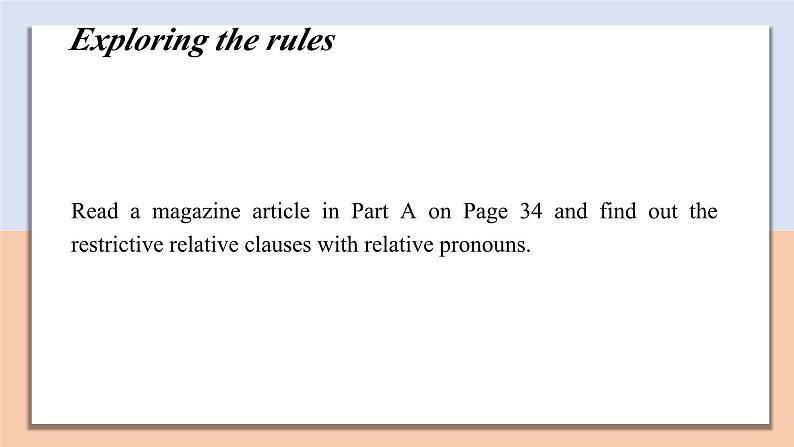 Unit 3 Section Ⅲ Grammar and usage — 高一英语 同步教学课件（牛津译林版2020必修第一册）第6页