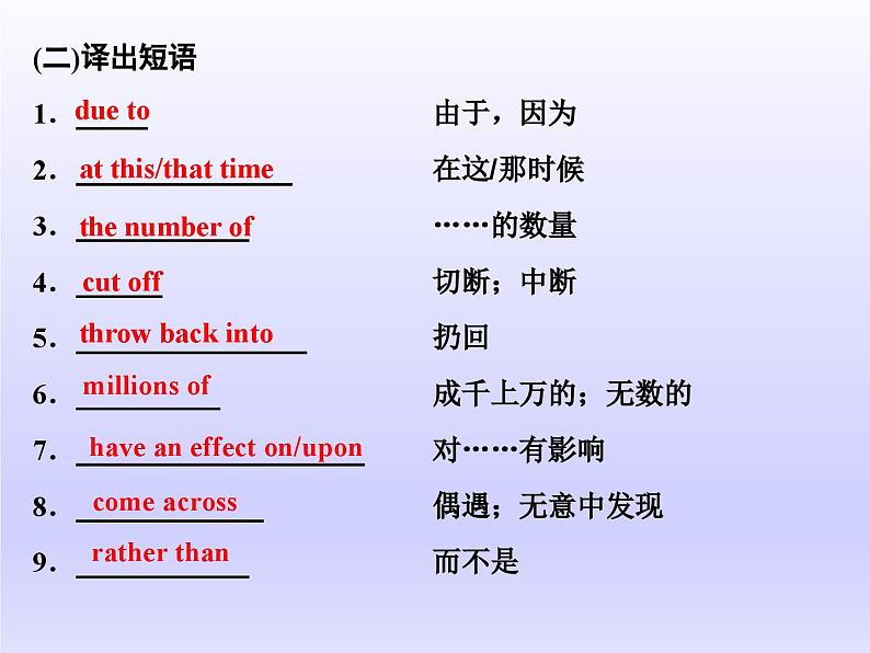 外研版高中英语必修第二册课件：UNIT 6 Earth first Section Ⅳ　Presenting ideas & Reflection第7页