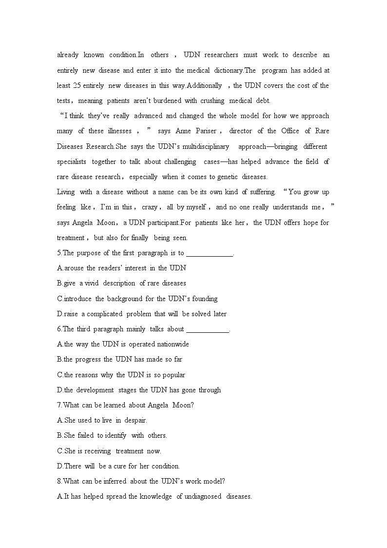 2025届人教版(2019)高中英语一轮话题复习高考题型练：话题35　安全常识与自我保护（学生版）第3页