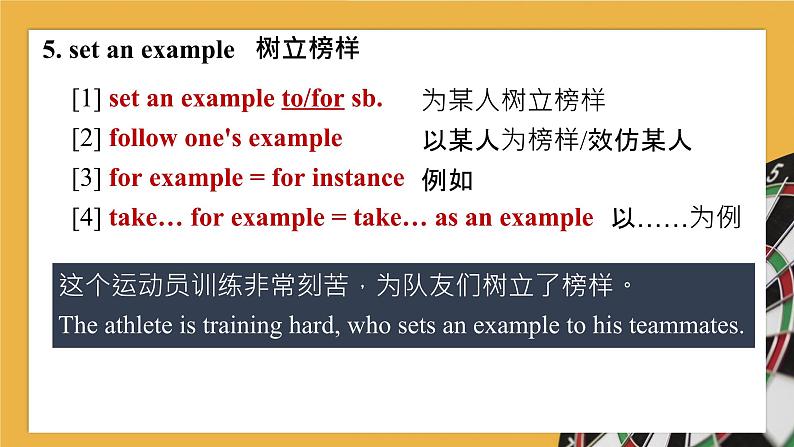 Unit 3 Sports and fitness Words and expressions 课件 2024-2025学年高中英语人教版（2019）必修第一册第6页