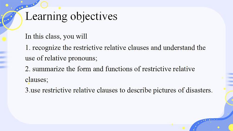 Unit 4 Natural disasters Discovering Useful Structures 课件 2024-2025学年高中英语人教版（2019）必修第一册第2页